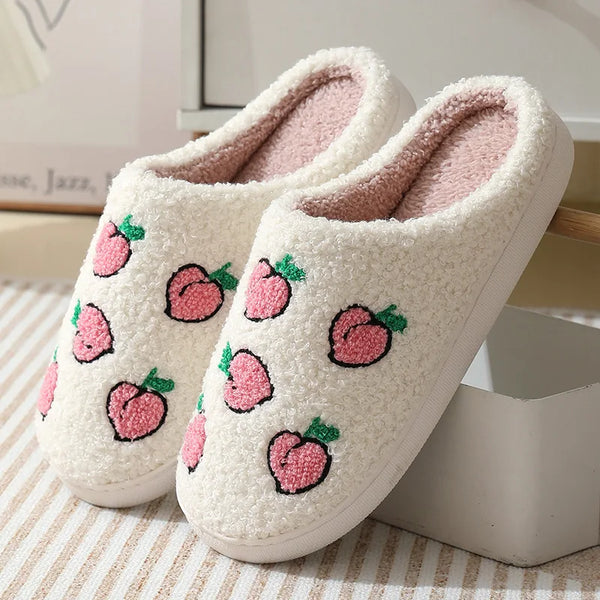 Cozy Fruit Slippers for Women & Tweens