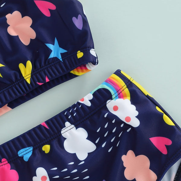 The Rainbow & Clouds 2-Piece for Little Girls