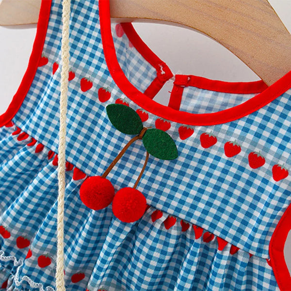 Cheery Cherry Dress with Matching Purse