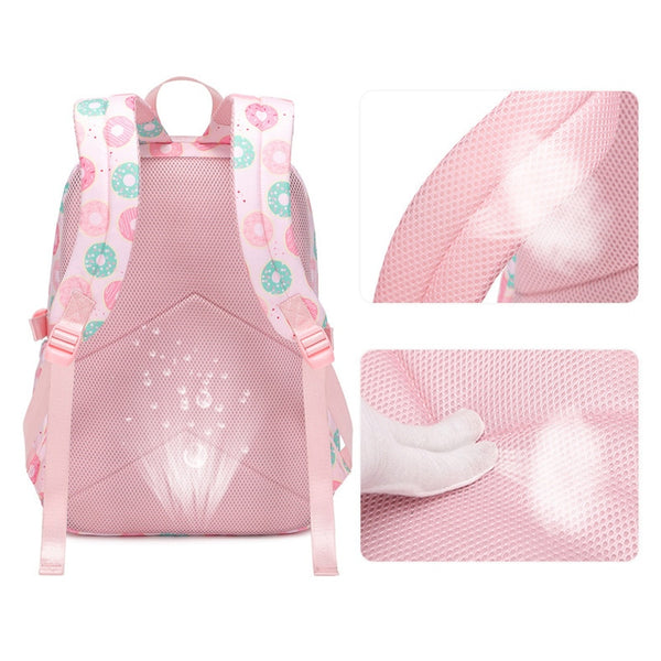 Girls' Yummy Donuts Backpack Set