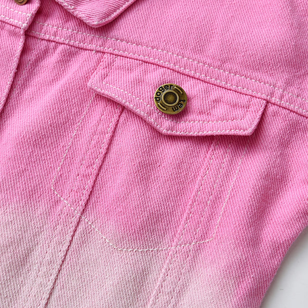 Girls' Dip-Dye Denim Jacket (for Baby, Girls, & Tweens)