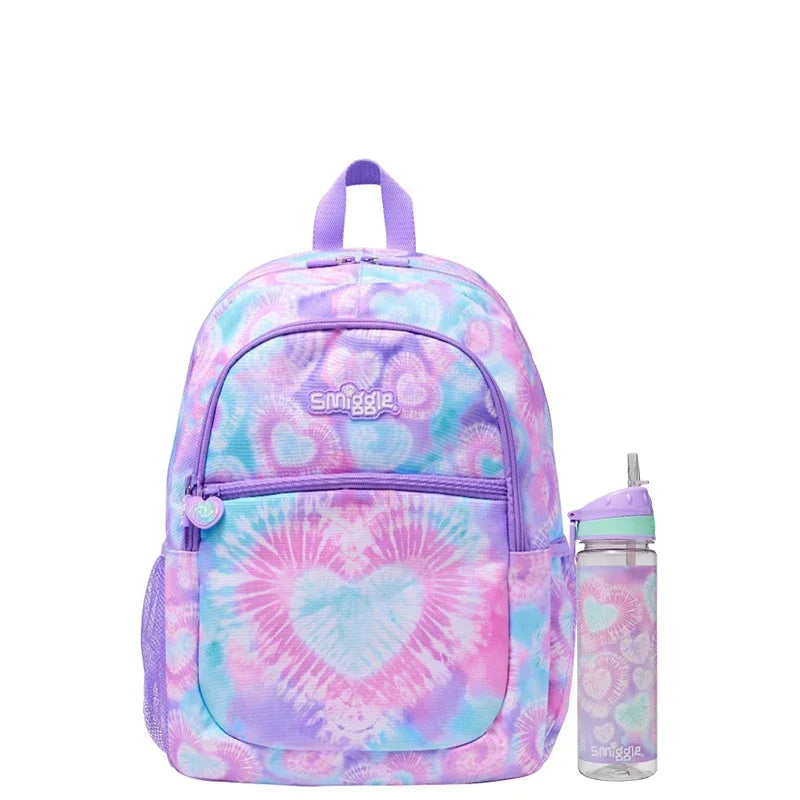 Smiggle Tie Dye Radiance Heart Backpack Waterbottle Set Jadey s Closet