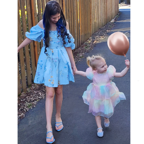 The Cotton Candy Dress for Little Girls
