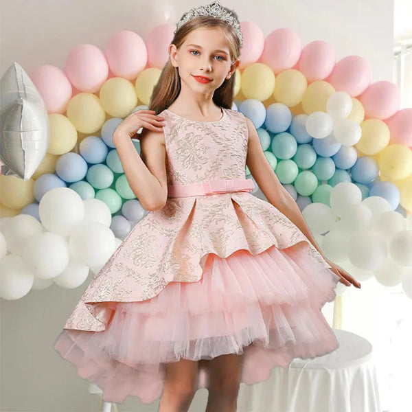 The Kyler Brocade Tulle Party Dress