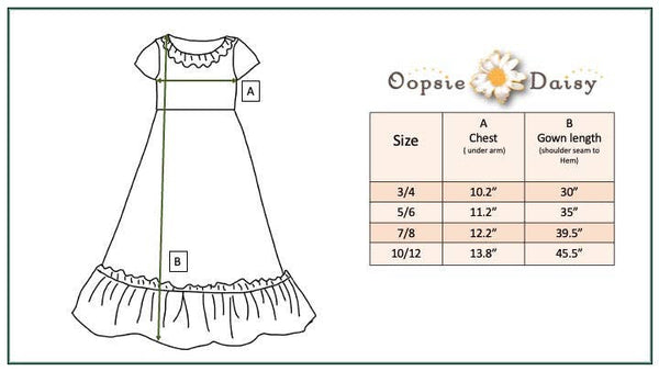 Girls Christmas Holiday Nutcracker Ruffle Lounge Play Gown