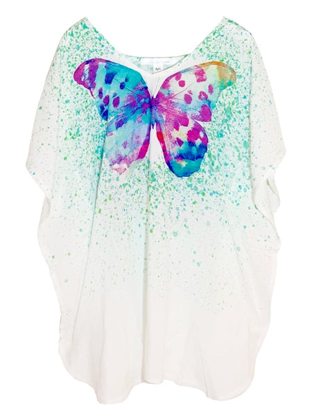 Butterfly Mint Splash Cover-Up
