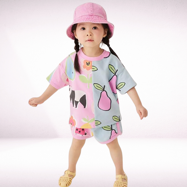 Cute Fruit Lounge & PJ Set for Little Girls