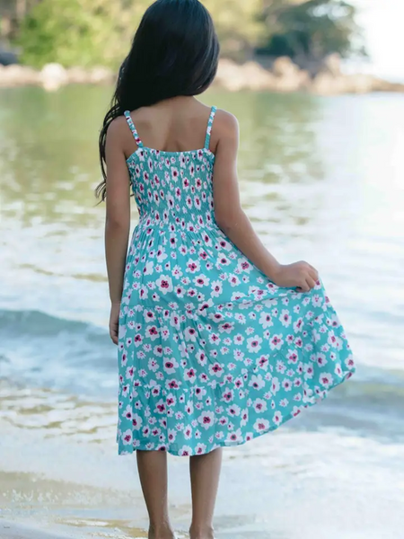 Girls Perth Dress in Bali Isle Tosca