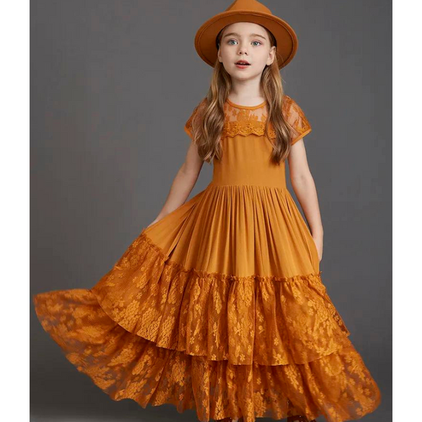 The Margreta Lace Maxi Dress