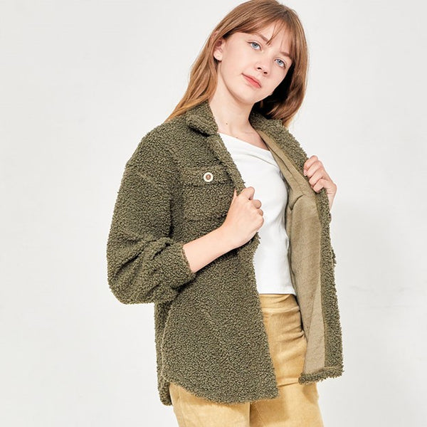 Girls' Poodle Knit Shacket