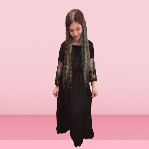 The Ruth Long Lace Maxi Dress for Tween Girls