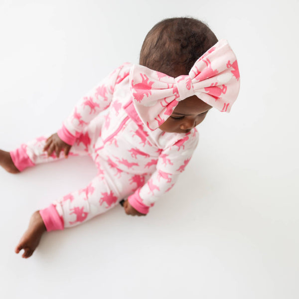 The Nori Organic Cotton Infant Romper- Pegacorn