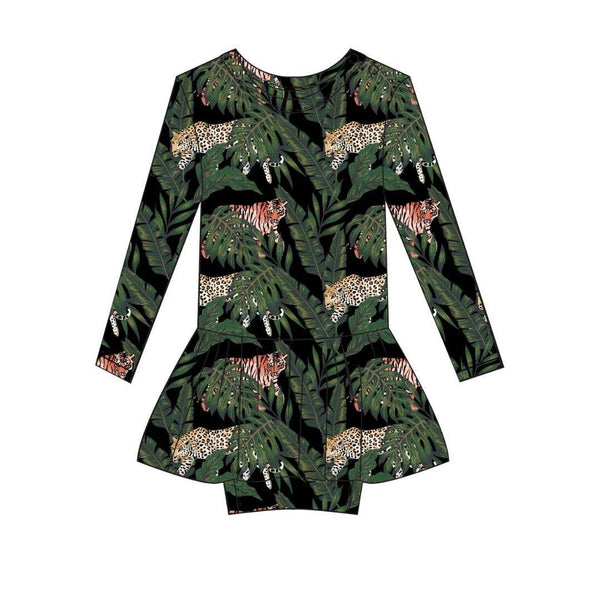 The Organic Cotton Charlotte Dress - Jungle Leopard