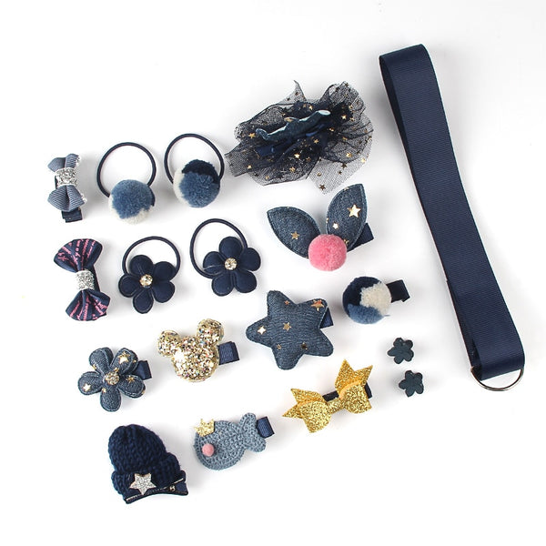 The Janine 18 Pcs Hair Accessory Set