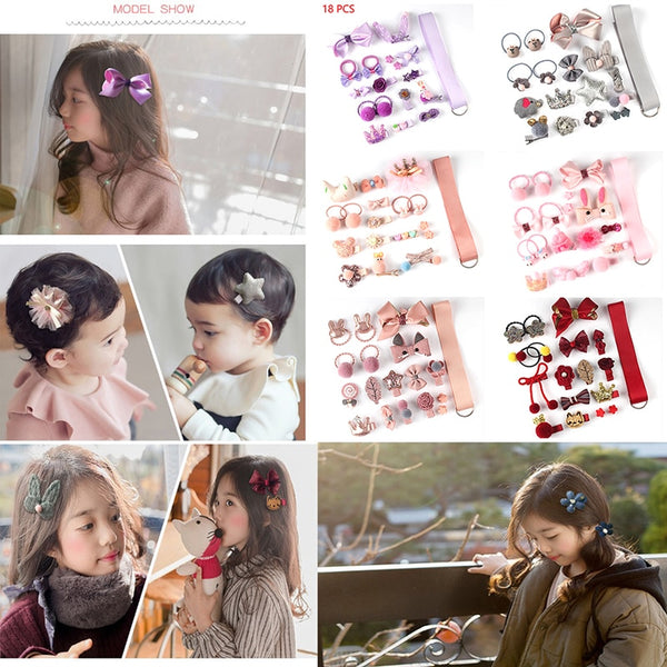The Janine 18 Pcs Hair Accessory Set