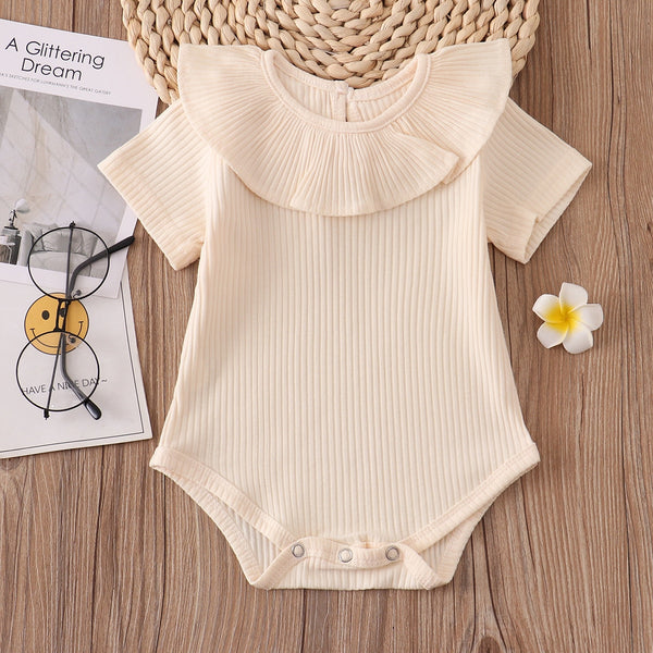 The Valentina Essential Ruffle Neck Bodysuit