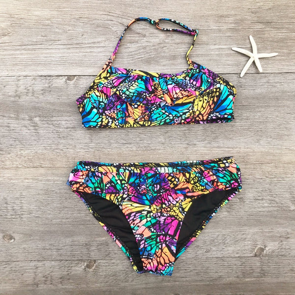 The Vivid Butterfly Wings Two Piece for Tween Girls