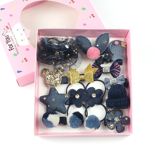 The Janine 18 Pcs Hair Accessory Set