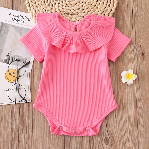 The Valentina Essential Ruffle Neck Bodysuit