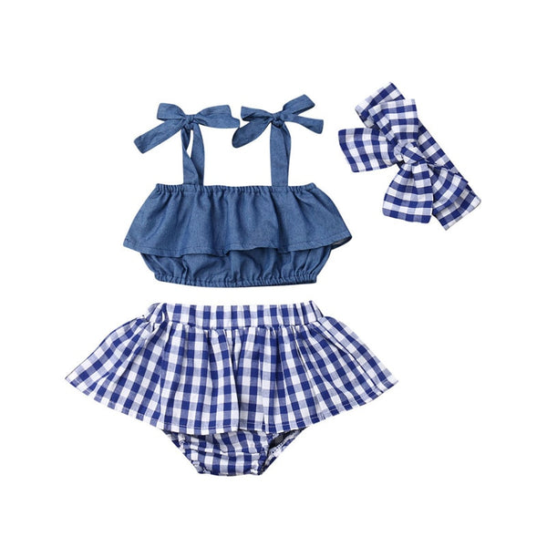 The Harper Gingham Set