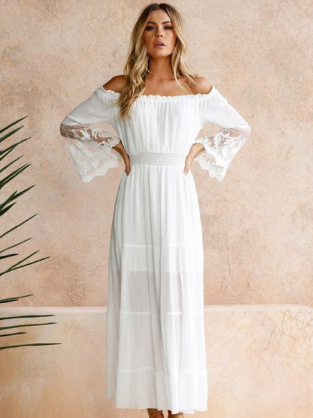 The Ruth Long Lace Maxi Dress for Tween Girls