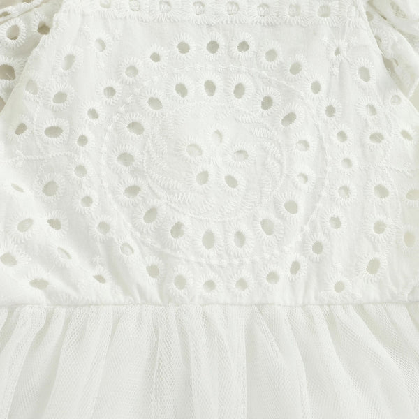 The Josie Eyelet Romper Dress