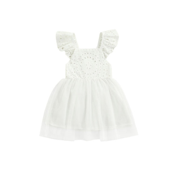 The Josie Eyelet Romper Dress