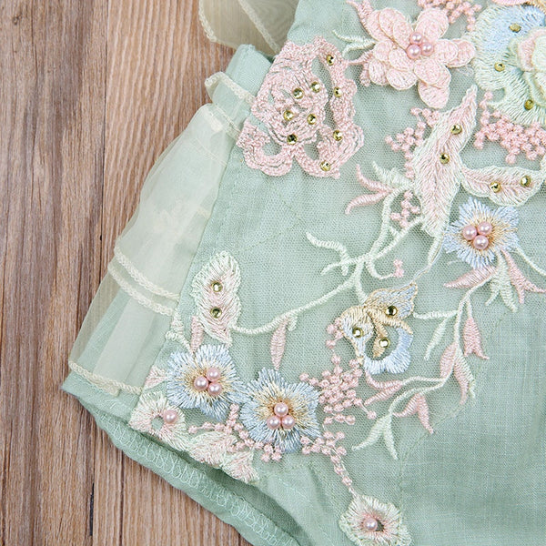 The Faith Hand-Embroidered Romper
