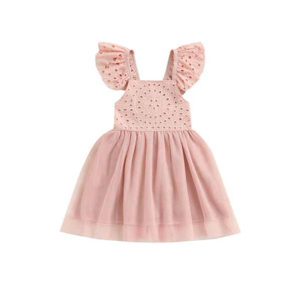 The Josie Eyelet Romper Dress