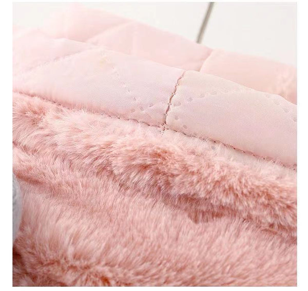 The Shay Snuggly Bunny Jacket + Purse