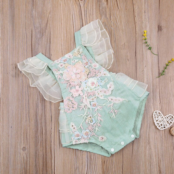 The Faith Hand-Embroidered Romper