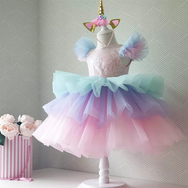 The Ruhama Rainbow Party Dress