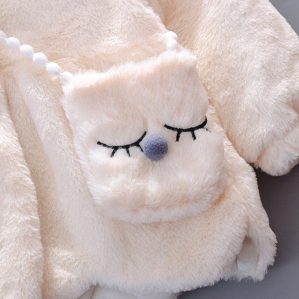 The Shay Snuggly Bunny Jacket + Purse