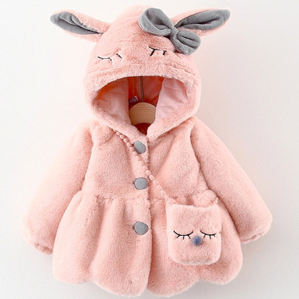 The Shay Snuggly Bunny Jacket + Purse