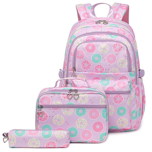 Girls' Yummy Donuts Backpack Set
