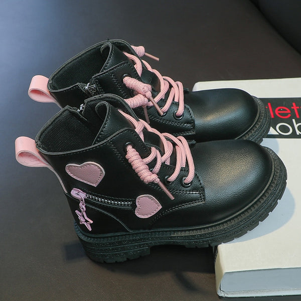 The Edie Cute Heart Booties