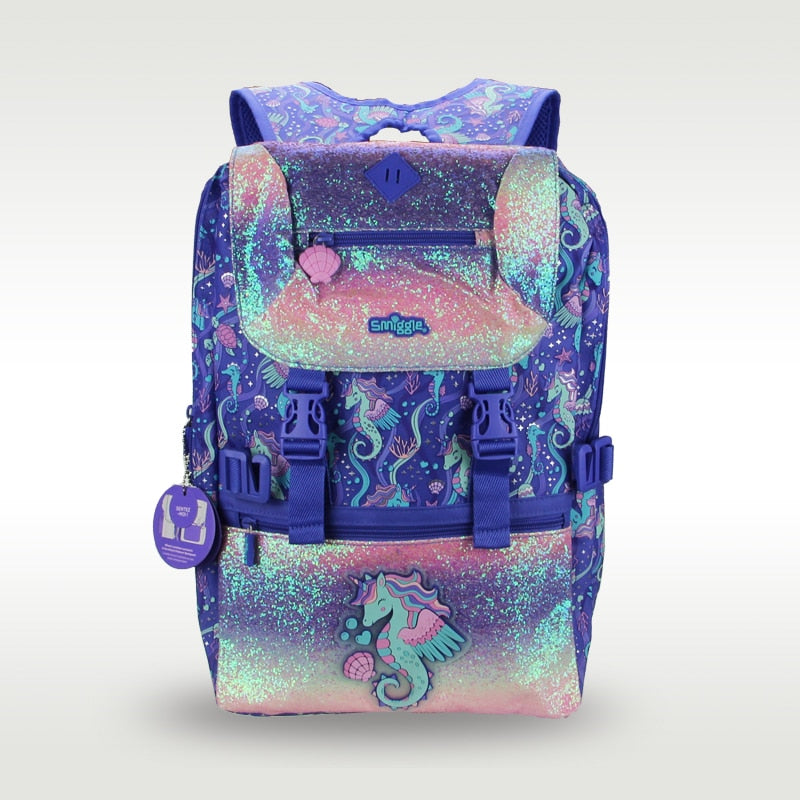 Smiggle purple unicorn discount bag