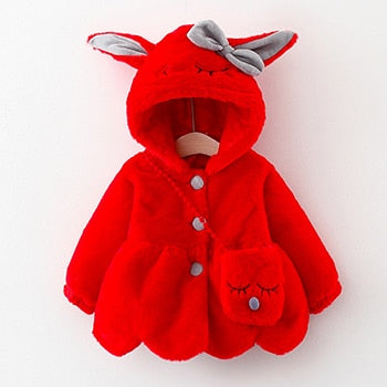 The Shay Snuggly Bunny Jacket + Purse