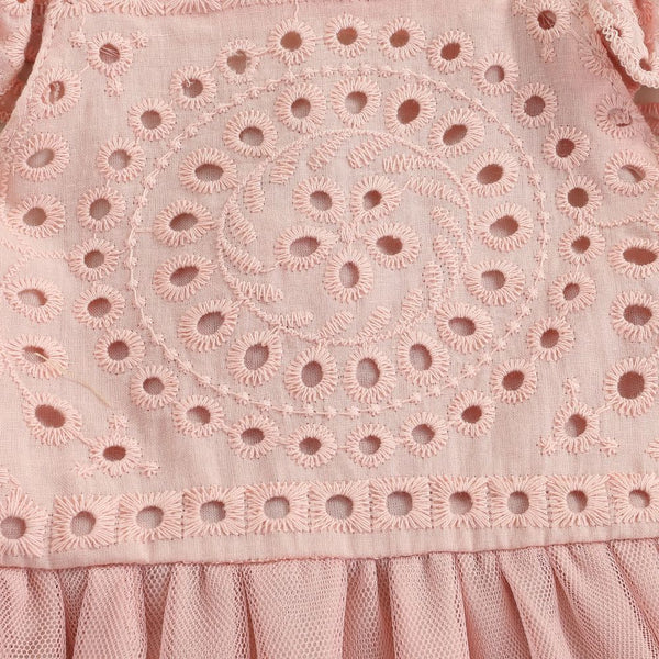 The Josie Eyelet Romper Dress