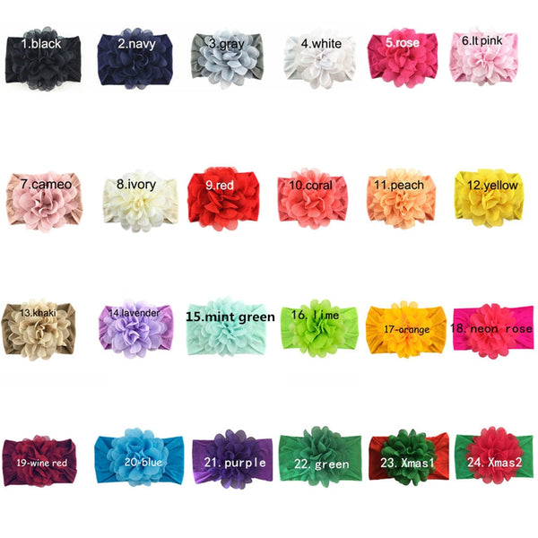 The Chiffon Baby Girl Flower Headband