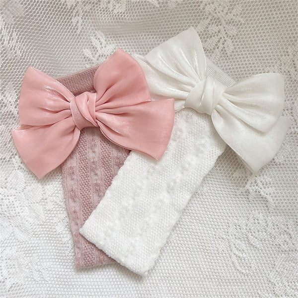 The Brooke Bow Knee-Highs