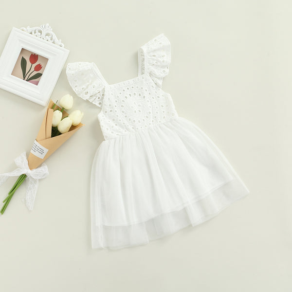 The Josie Eyelet Romper Dress