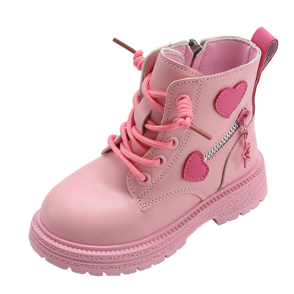 The Edie Cute Heart Booties