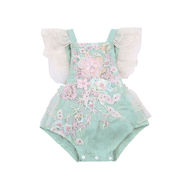 The Faith Hand-Embroidered Romper