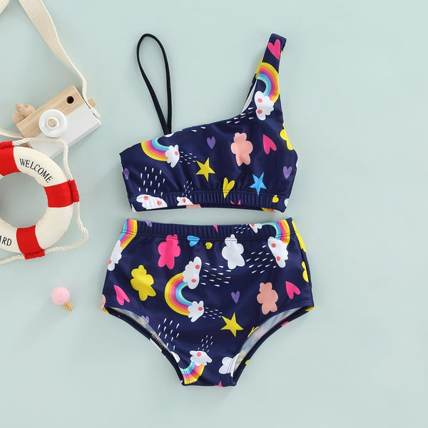 The Rainbow & Clouds 2-Piece for Little Girls