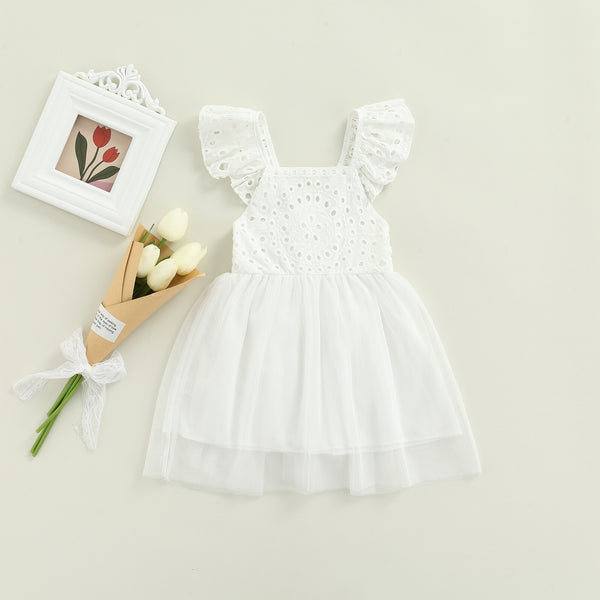 The Josie Eyelet Romper Dress
