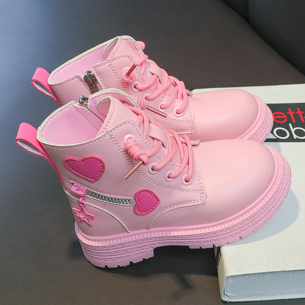 The Edie Cute Heart Booties
