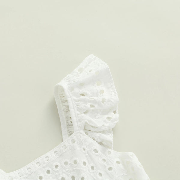 The Josie Eyelet Romper Dress