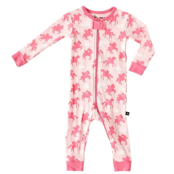 The Nori Organic Cotton Infant Romper- Pegacorn
