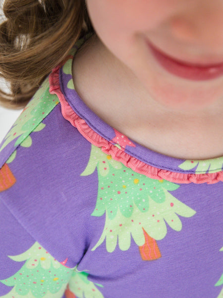 SoftSnooze™ Bamboo Viscose Twinkling Trees Pajama for Men, Women, Kids & Babies